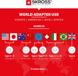Skross 1302961 Muv Usb (4Xa): Multiadapters With Usb