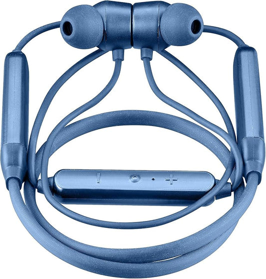 Cellularline BT Earphones Neck Flex Blue Btcollarflexibleb