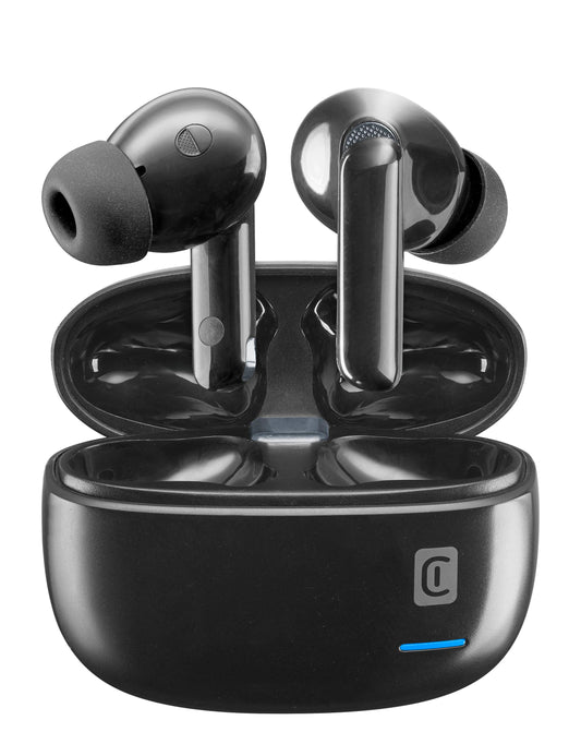 Cellularline BT Earphones TWS ANC-ENC Eclipse Black Bteclipsetwsk