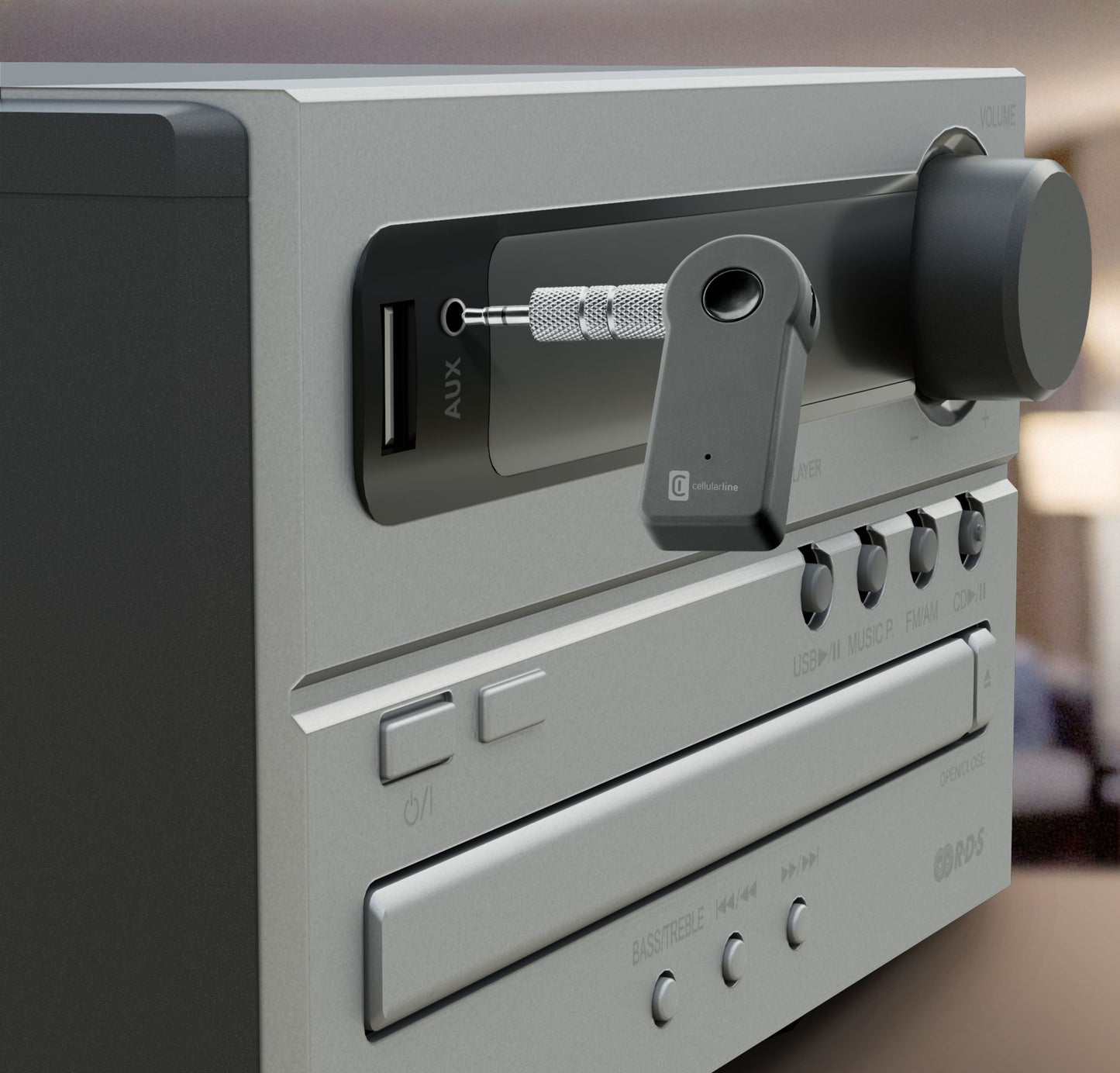 Cellularline BT Receiver For Aux Btmusicreceiverk