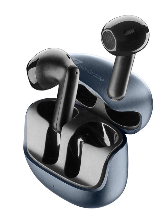 Cellularline BT Earphones TWS Enc Pure ENC Black Btpuretwsk