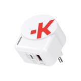 Skross 1302425 Eu Usb Charger Ac65Pd  White ,Retail,1Xusb,1Xtypc Pd