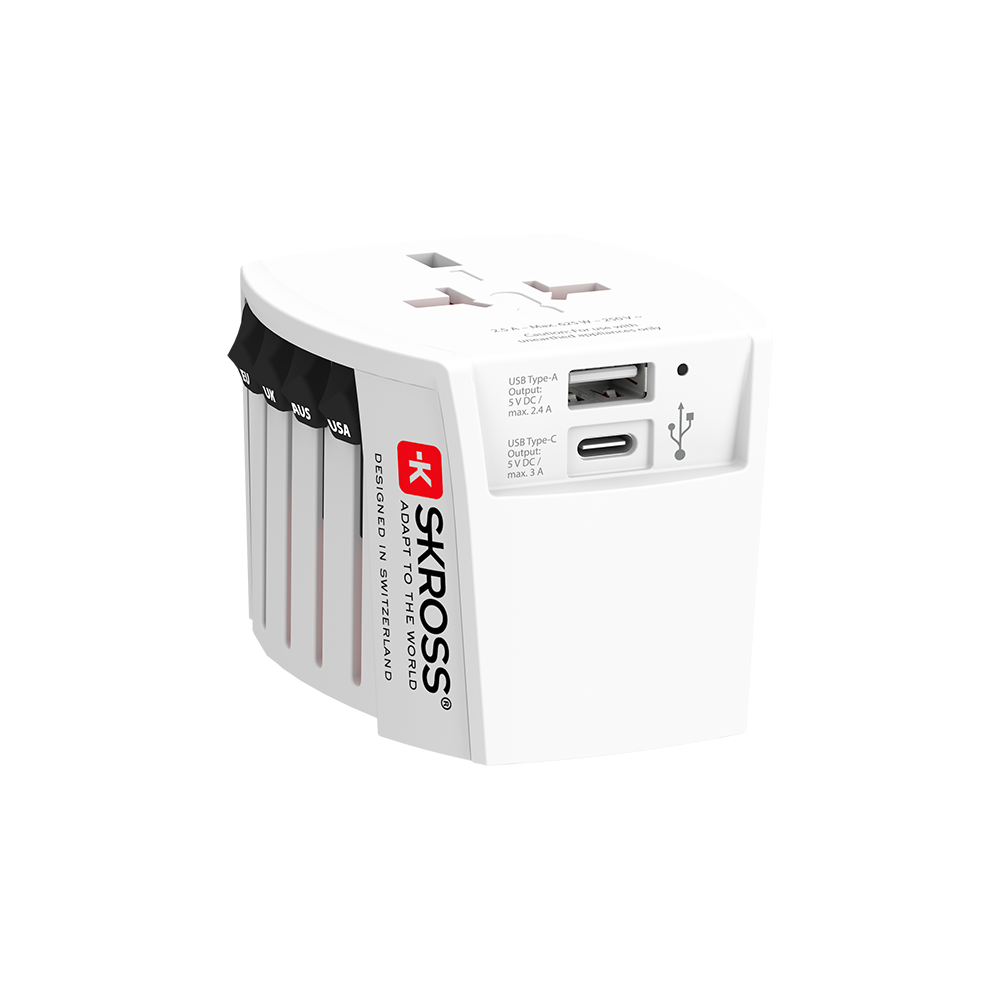 Skross 1302962 Muv Usb (Ac): Multiadapters With Usb