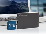 Transcend TS2TSJ25C3N ,2TB, 2.5" Portable HDD, StoreJet C3N, Aluminum alloy