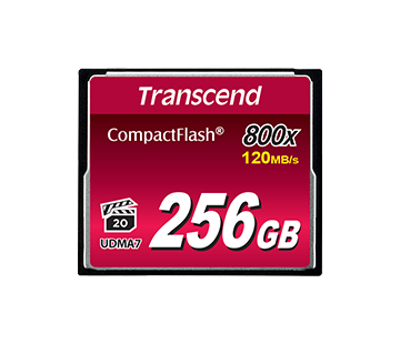 Transcend TS128GCF800, 128GB, CF Card, MLC,R:120MB/s
