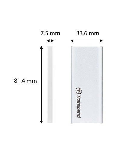 Transcend TS1TESD260C, 1TB, External SSD,ESD260C,USB 3.1 Gen2,TypeC