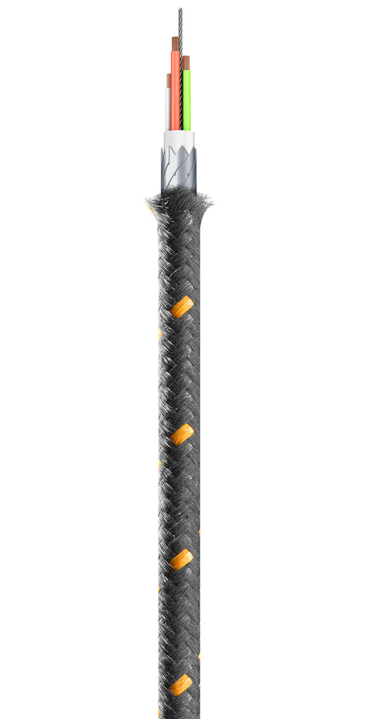 Cellularline USB Kevlar Type C Cable 120Cm Black Tetracabtyc1Mk