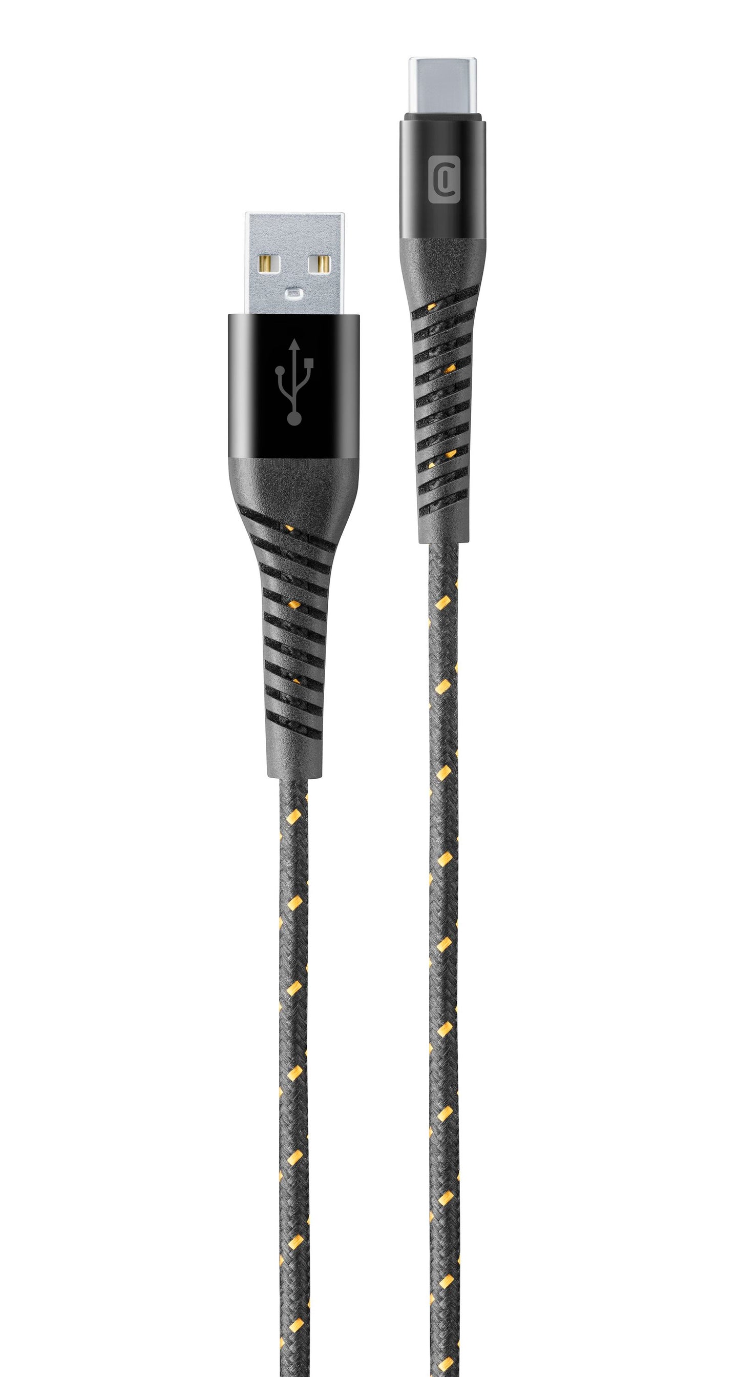 Cellularline USB Kevlar Type C Cable 120Cm Black Tetracabtyc1Mk