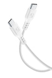 Cellularline USB-C To USB-C Cable 2M White Usbdatacusbc2C2Mw