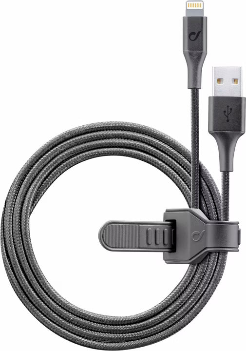 Cellularline USB Cable Mfi 1M Black Usbdatanllmfi1Mk