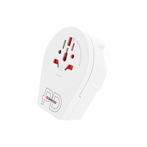 Skross 1500291 World To Uk Usb C20Pd