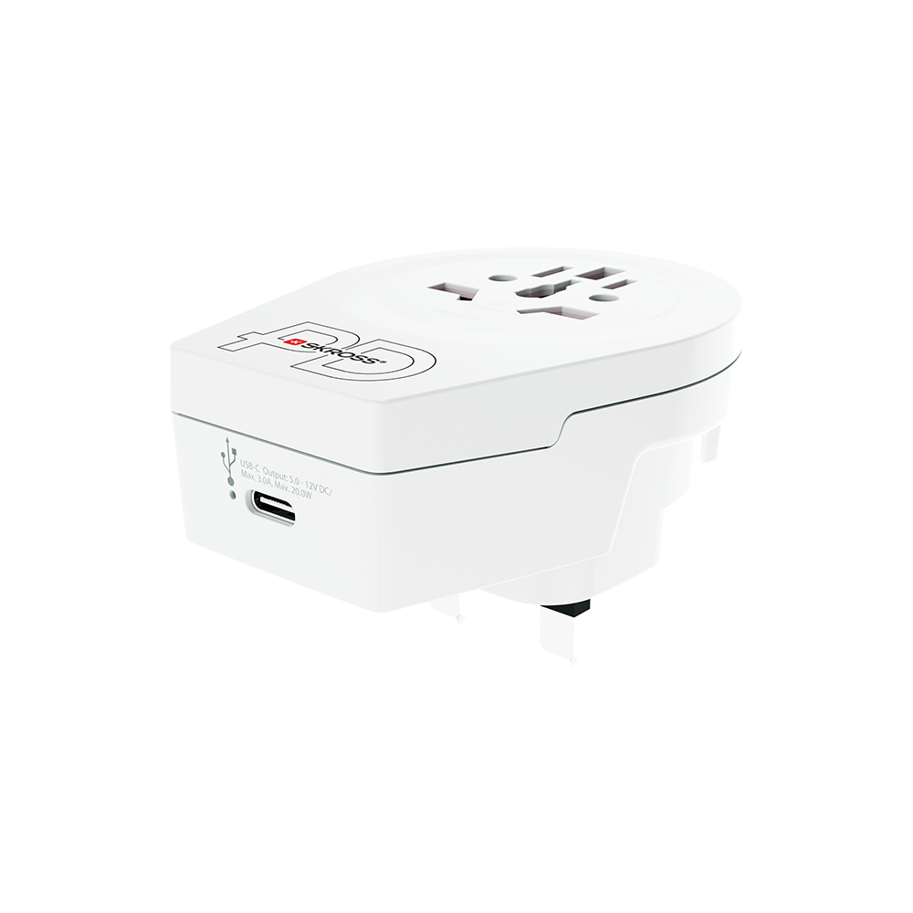 Skross 1500291 World To Uk Usb C20Pd