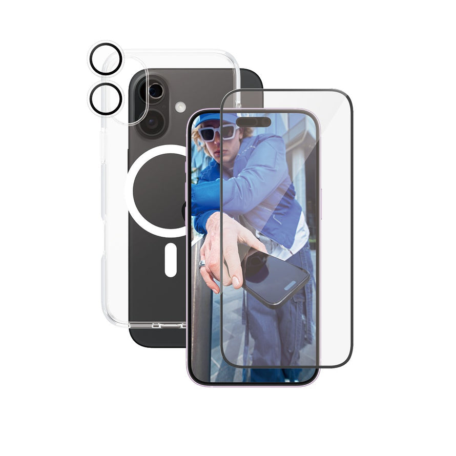 Panzerglass® B1339+2863+1285 Flagship 3-In-1 Bundle Iphone 16 Plus