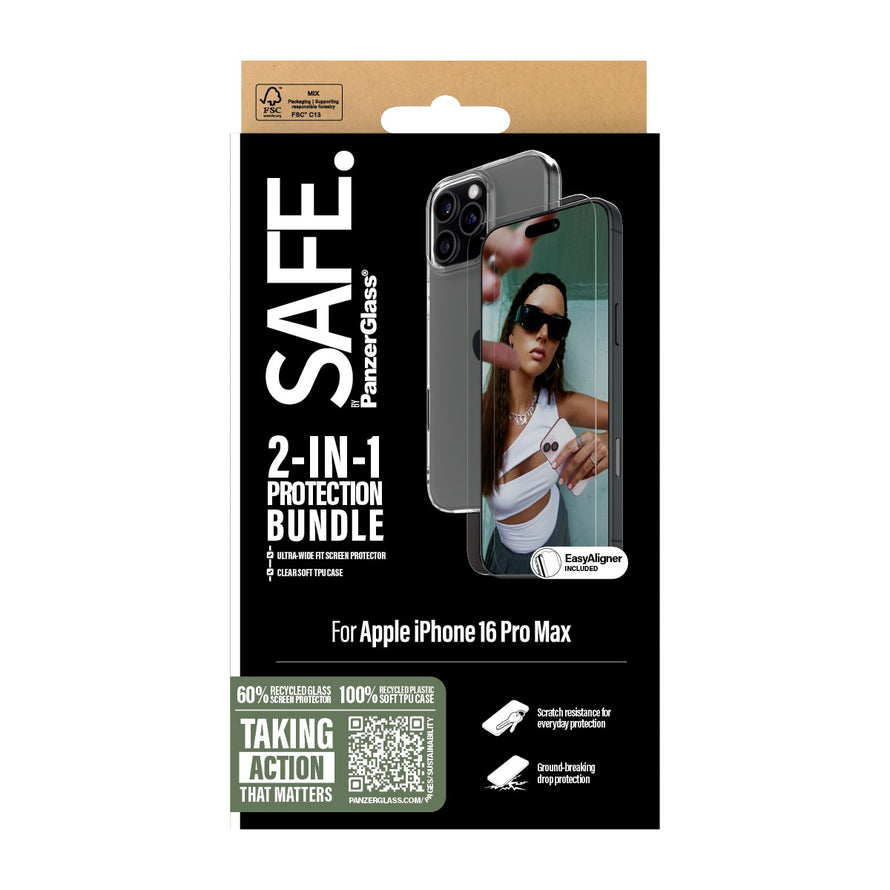 Panzerglass® Bsafe95899  2-In-1 Protection Bundle Iphone 16 Pro Max