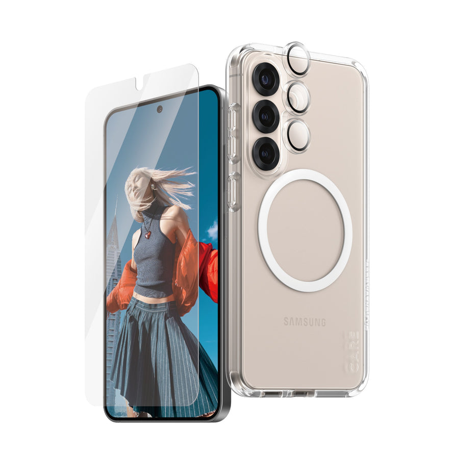 PanzerGlass® | CARE™ by PanzerGlass® 3-in-1 Bundle Samsung Galaxy S25