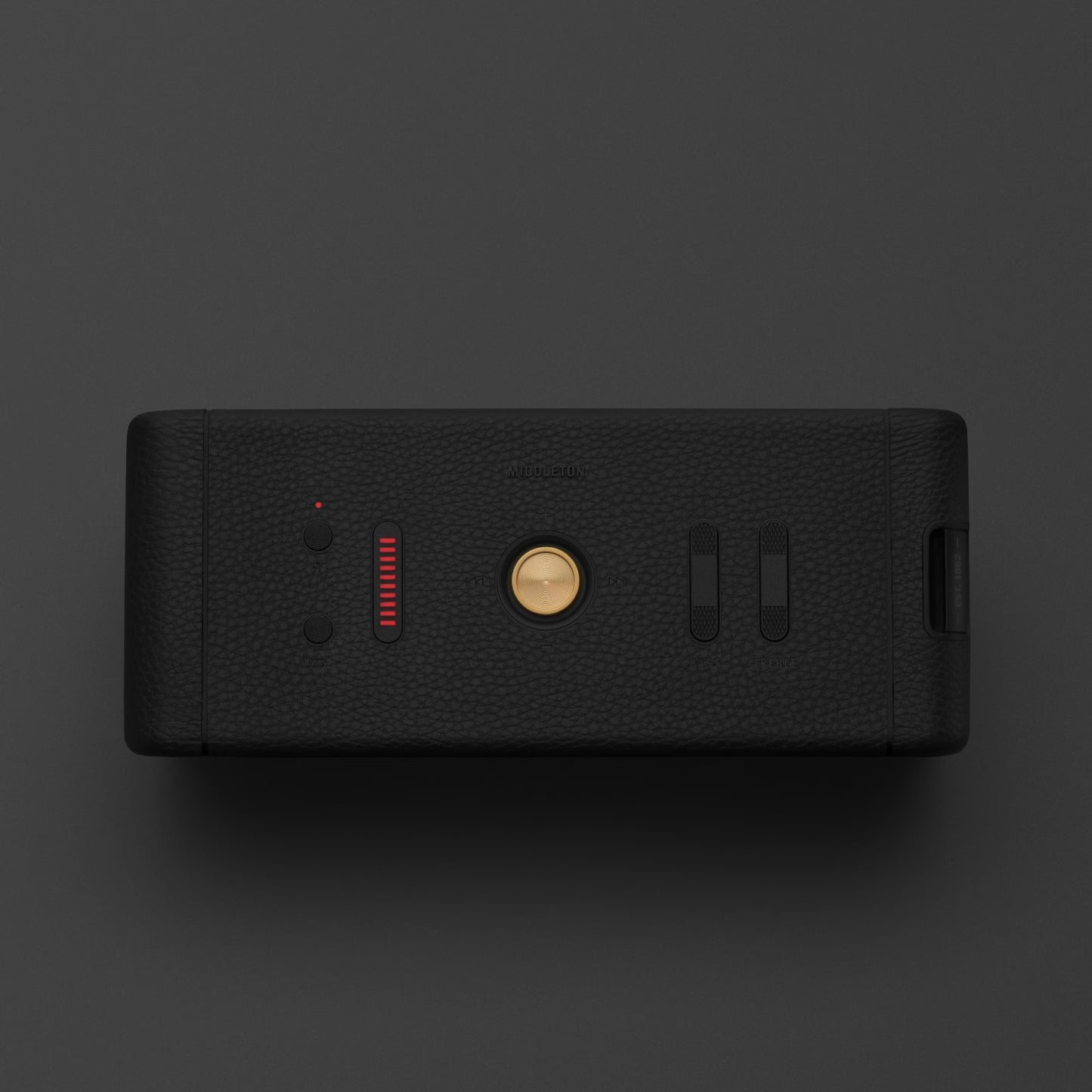 Marshall Middleton Portable Bluetooth Speaker with 20+ Hours of Portable Playtime, 360° Sound, Dust & Waterproof (IP67)