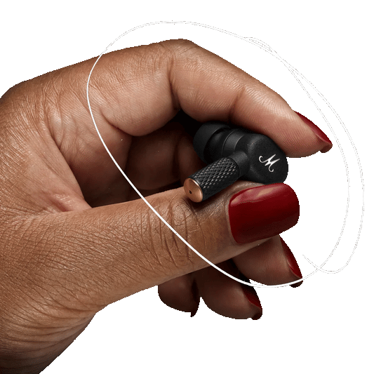 Marshall Motif II ANC - True Wireless Active Noise Cancelling Bluetooth Headphones, Earbuds, 30 Hours Playtime – Black