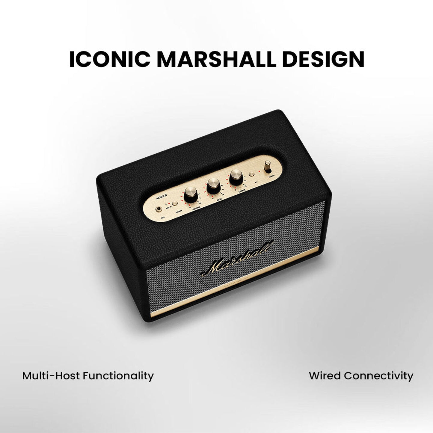 Marshall Acton II Bluetoth Speaker Black
