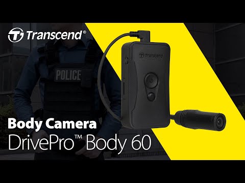 Transcend TS64GDPB60A, 64GB,Body Cam,DrivePro Body 60,Cylindrical Tethered camera