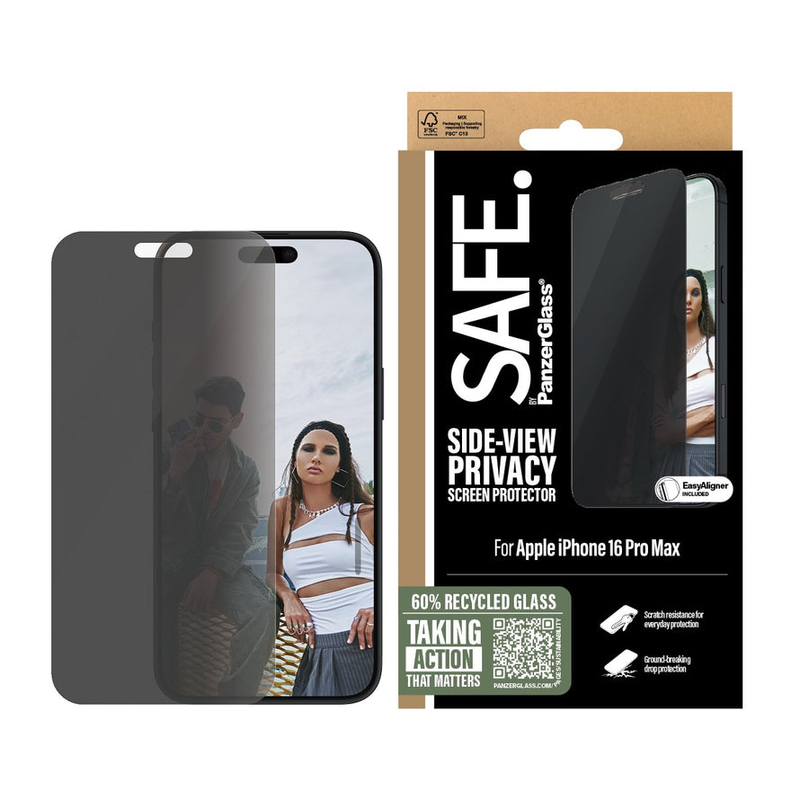 Panzerglass® Safep95878 Privacy Screen Protector Iphone 16 Pro Max | Ultra-Wide Fit