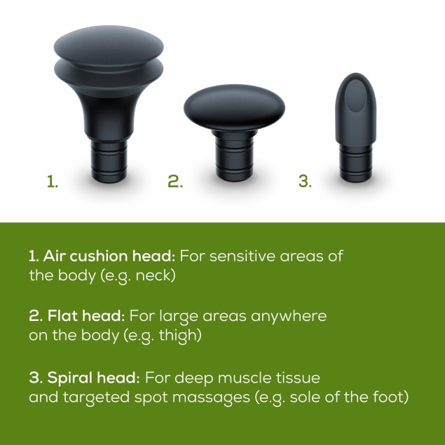 Beurer MG79 Sensitive Muscle Deep Tissue Massager Gun Black