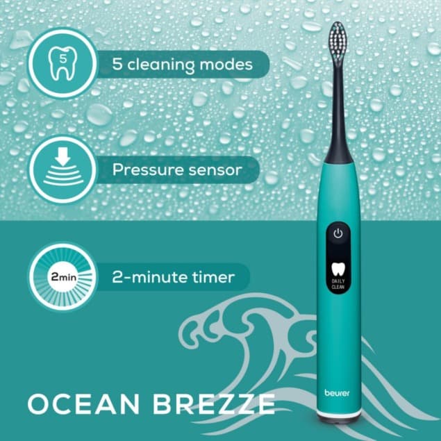 Beurer SC50-105.16 Electric Sonic Toothbrush Ocean Breeze