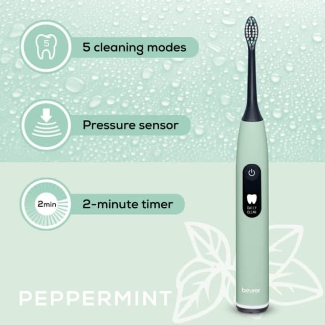 Beurer SC50-105.15 Electric Sonic Toothbrush Peppermint