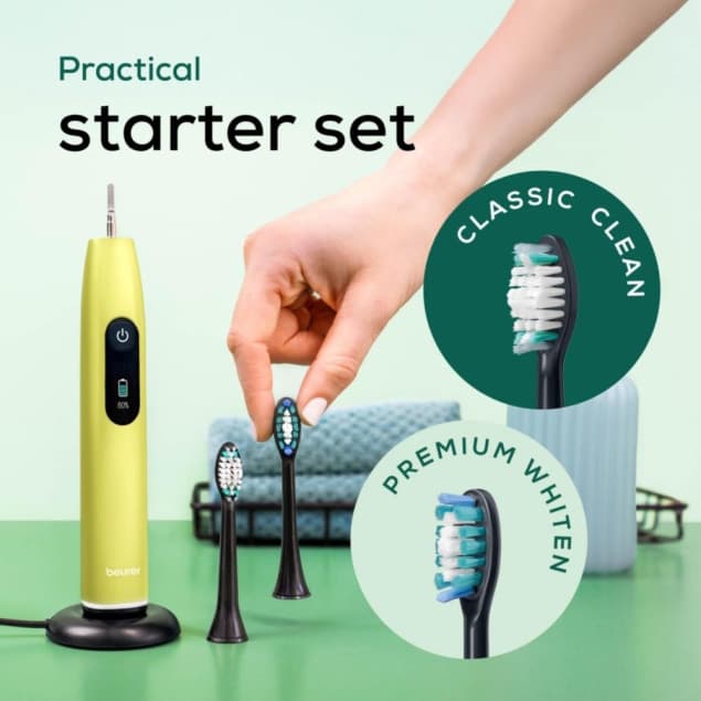 Beurer SC50-105.17 Electric Sonic Toothbrush Splashy Lemon