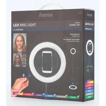 HAMA 4642 SPOTLIGHT102 LED RING LIGHT, FOLDABLE, 10.2"