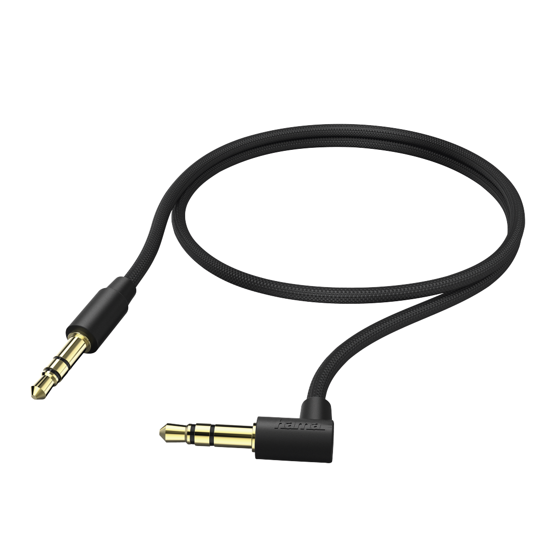 HAMA 16105 Connecting Cable, 3.5 mm jack plug, for smartphone, 0.5 m, black