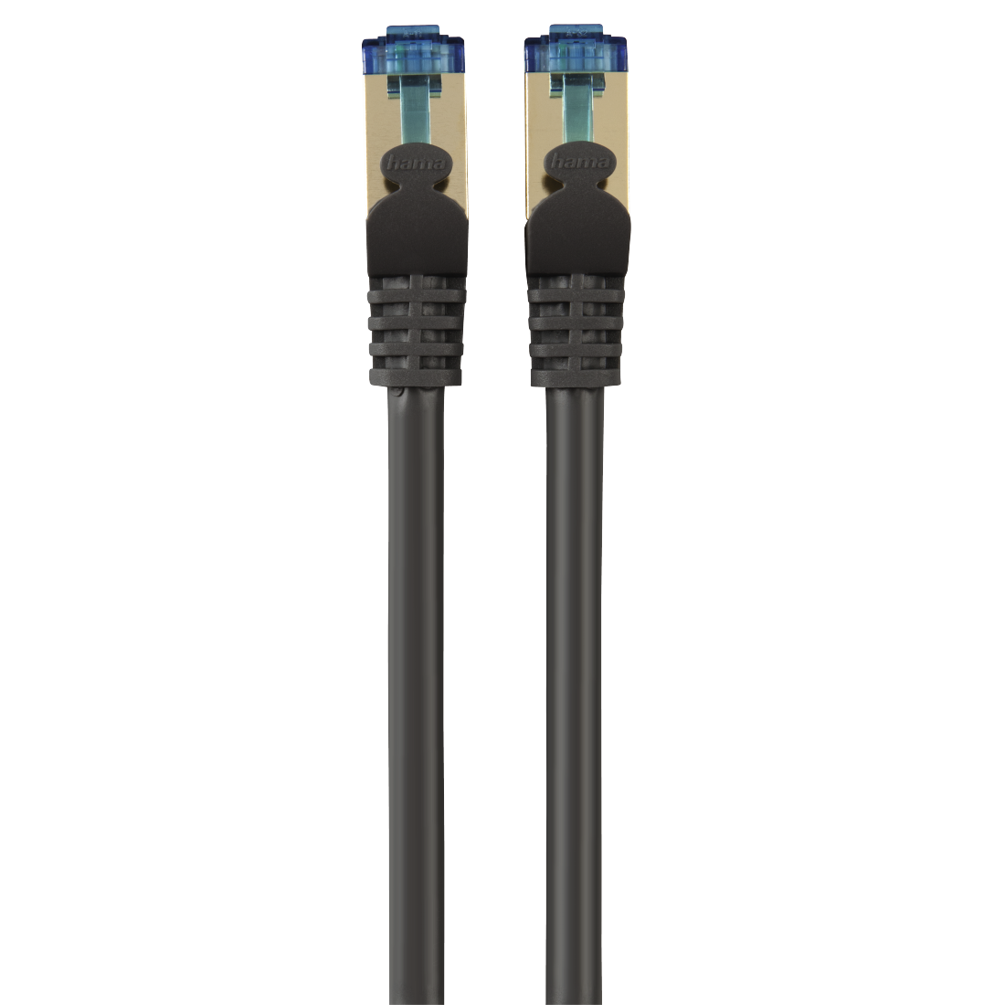 HAMA 45052 CAT-6-Network Cable PIMF, gold-plated, double shielded, 1,50 m