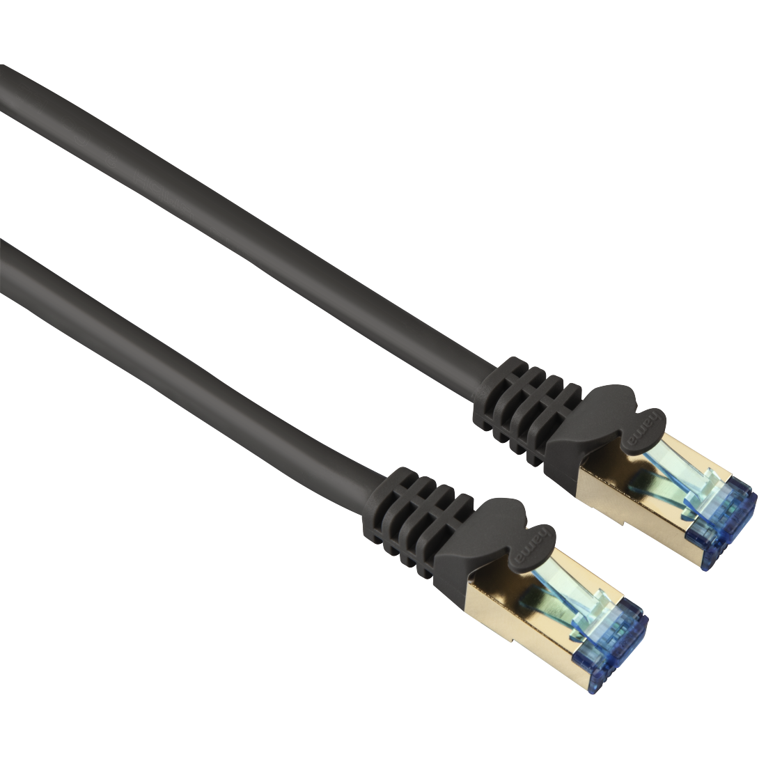 HAMA 45055 CAT 6 Network Cable PIMF, gold-plated, double shielded, 7.50 m