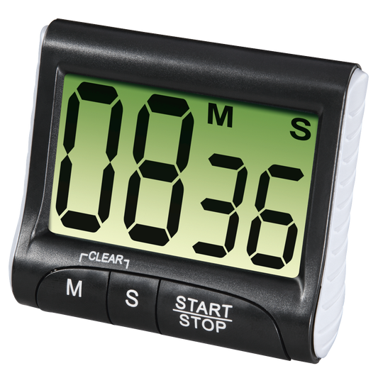 XAVAX 95304 "Countdown" Kitchen Timer, digital, black