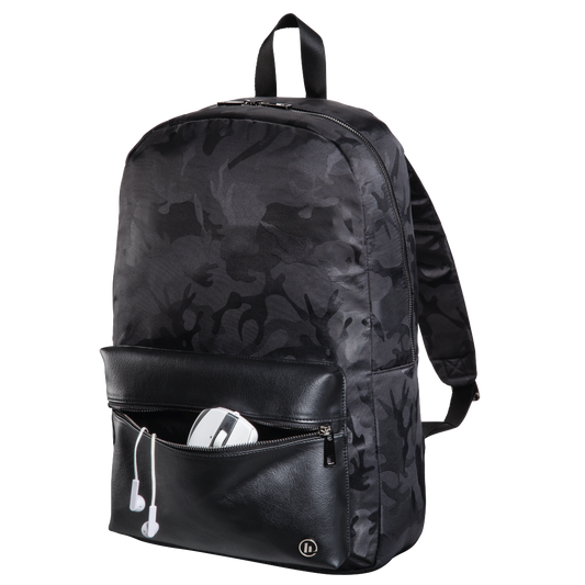 HAMA 101599 "Mission Camo" Notebook Backpack, up to 40 cm (15.6"), gun metal