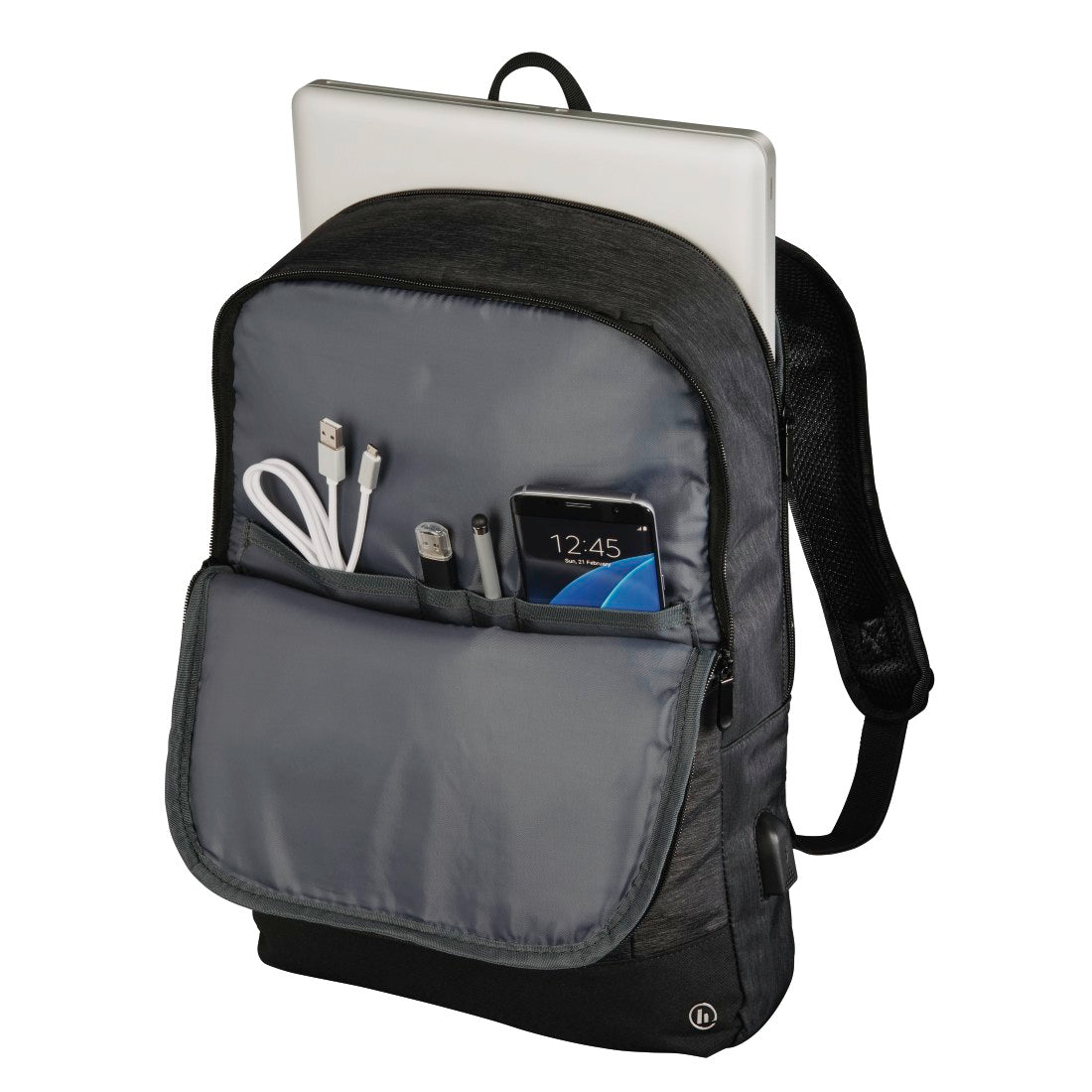 HAMA 101825 "Manchester" Notebook Backpack, up to 40 cm (15.6"), black