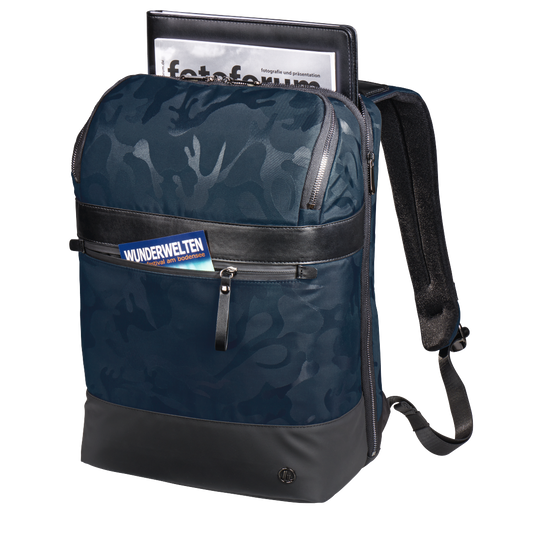 HAMA 101845 "CAMO SELECT" NOTEBOOK BACKPACK, UP TO 40 CM (15.6"), NAVY BLUE