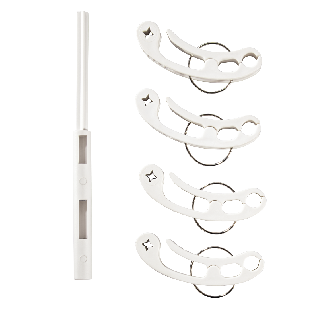 XAVAX 110214 Dishwasher Wine Glass Holder Set, 5-Part