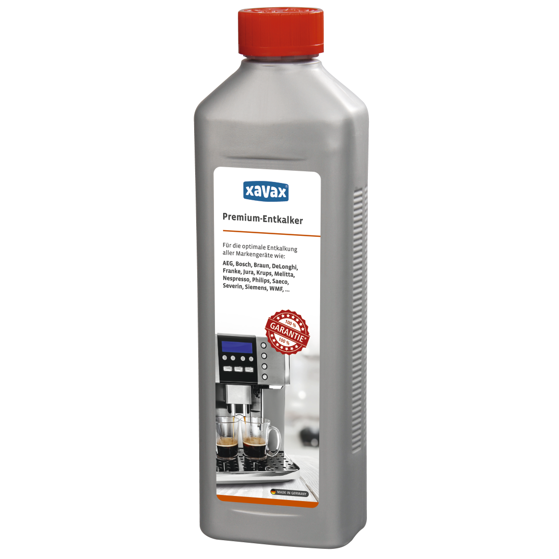 XAVAX 110732 Premium Descaler for High-Quality Coffee Machines