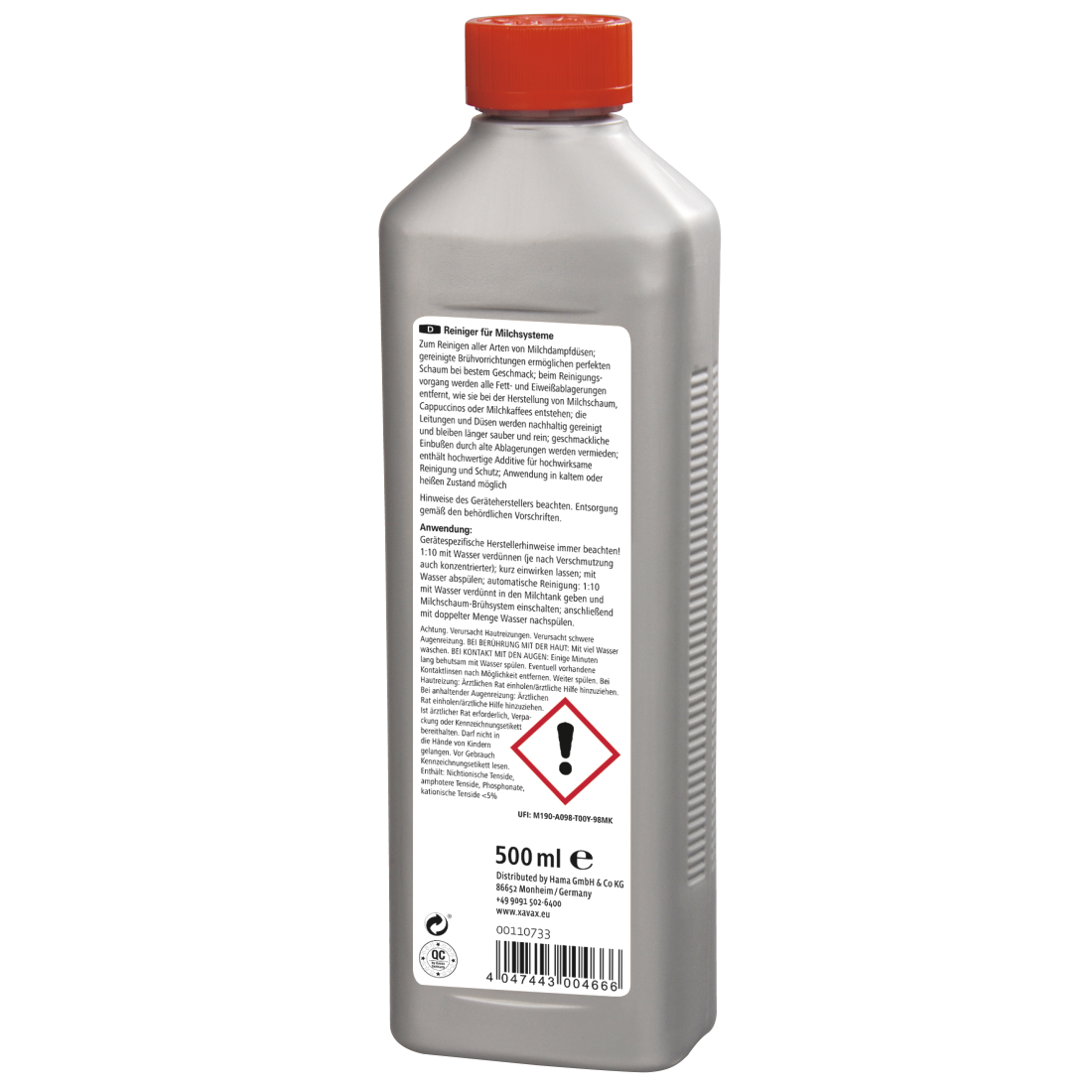 Cleaner for milk froth brewing devices-110733