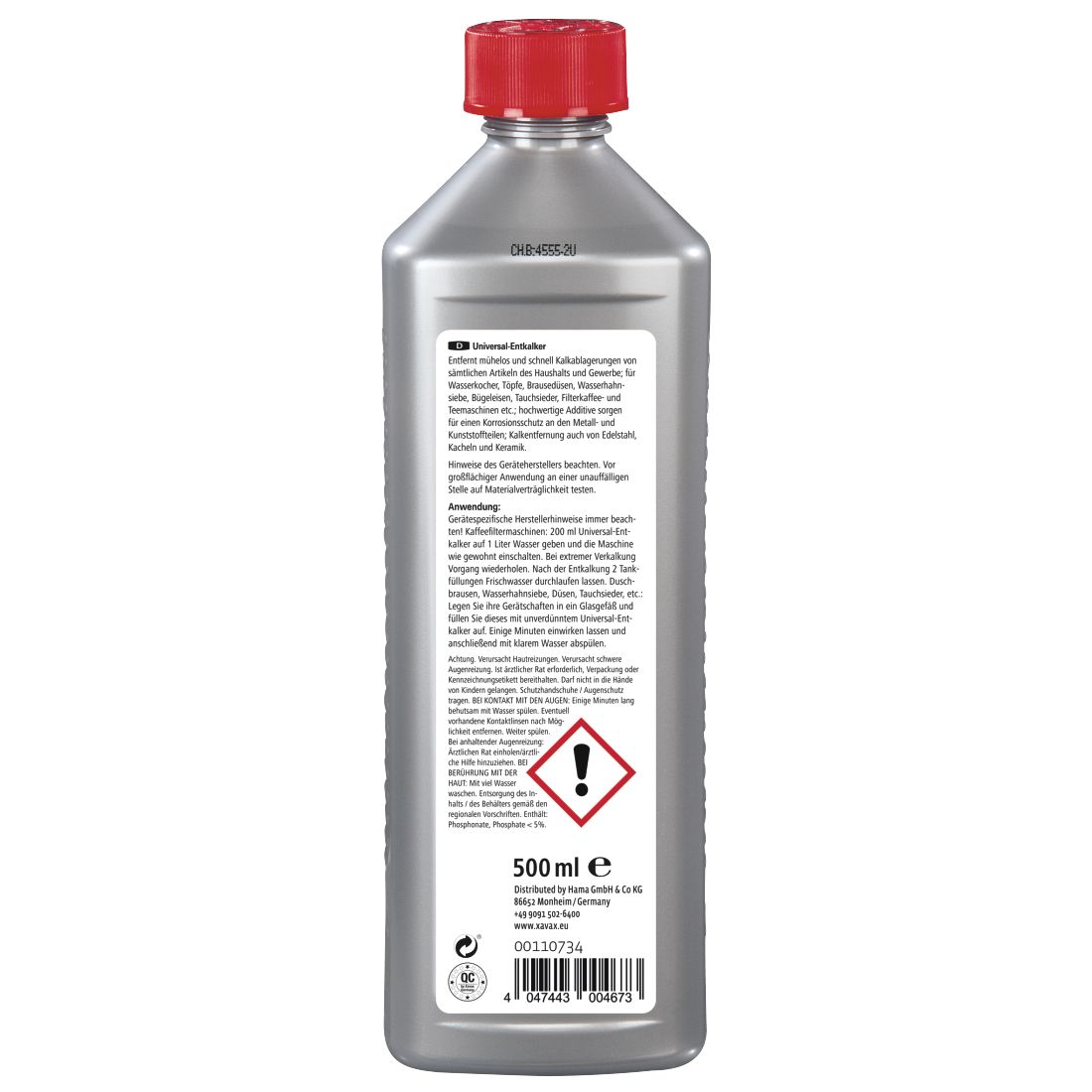 XAVAX UNIVERSAL DESCALER, 500 ML - 110734