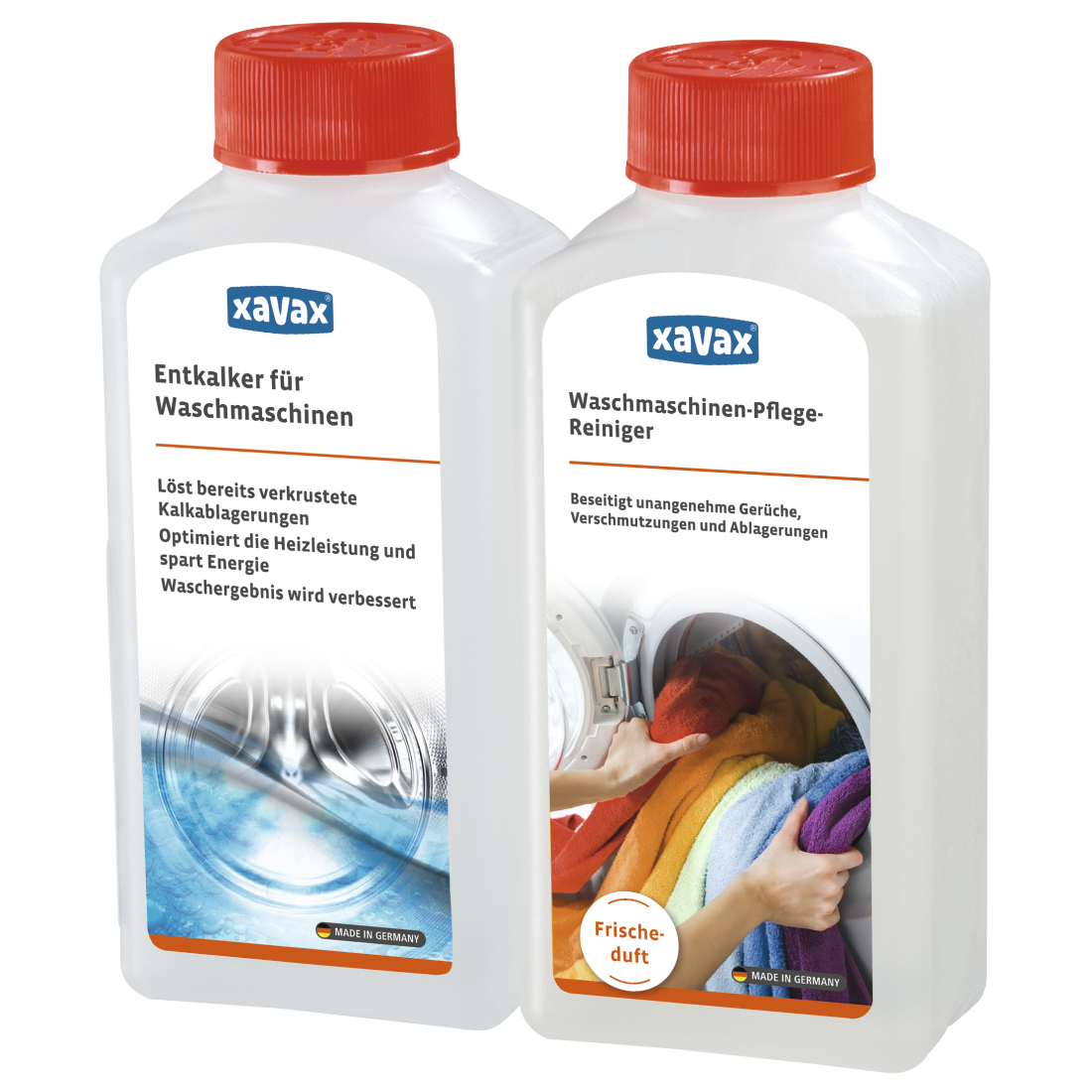 XAVAX 110797 Washing machine care set, descaler + cleaner