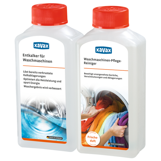 XAVAX 110797 Washing machine care set, descaler + cleaner