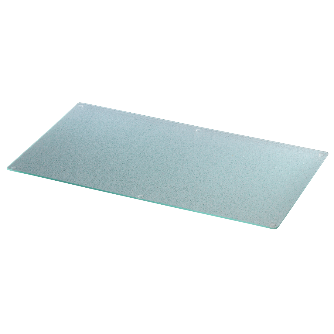 XAVAX 110921 Glass chopping board, clear, 52 x 30 cm
