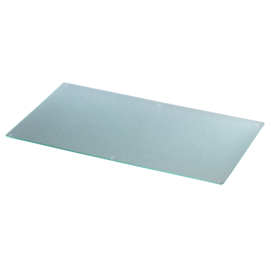 XAVAX 110921 Glass chopping board, clear, 52 x 30 cm