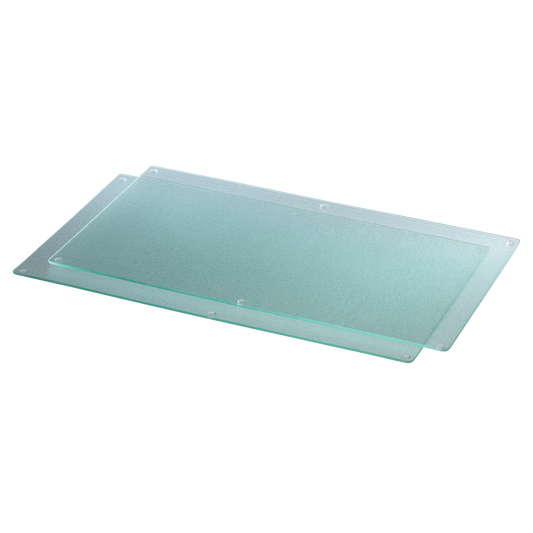 XAVAX 111011 Stove Cover Plate, pack of 2, "Clear" design, 52 cm x 30 cm