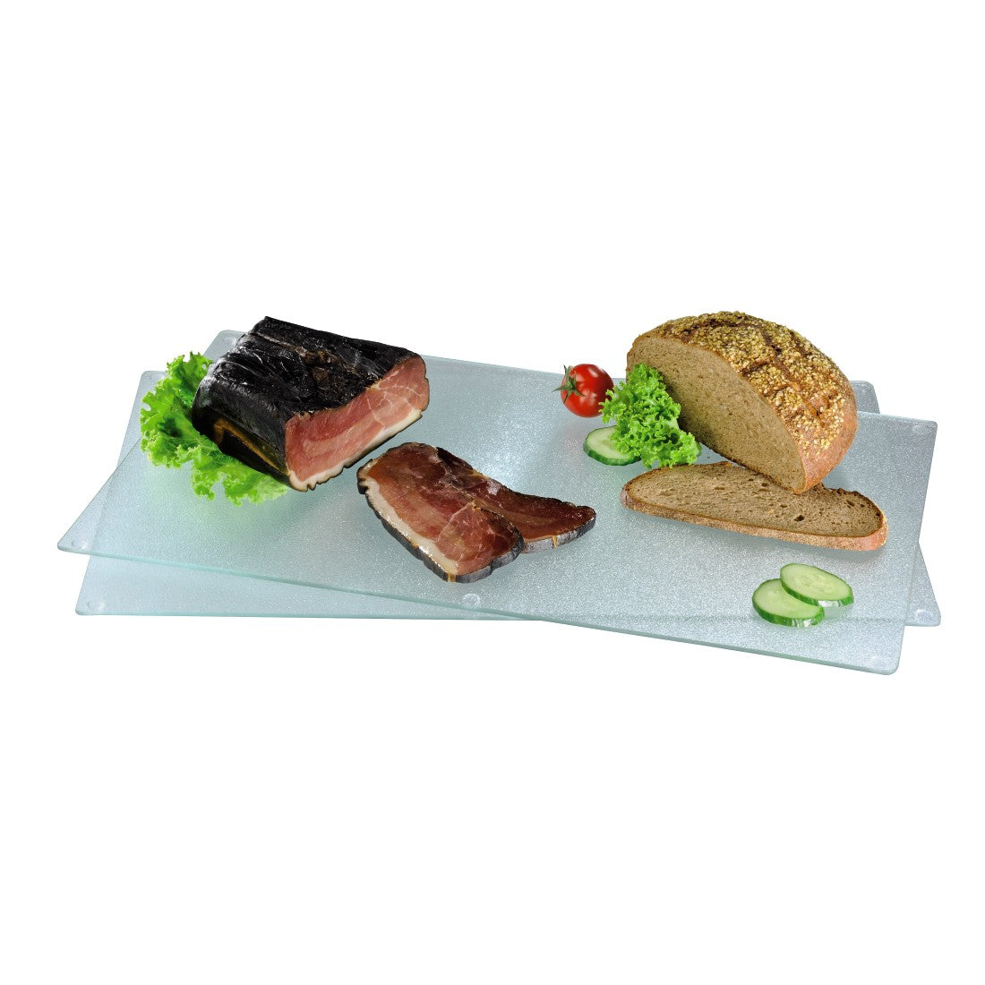 XAVAX 111011 Stove Cover Plate, pack of 2, "Clear" design, 52 cm x 30 cm