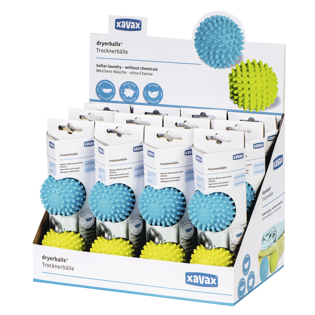 XAVAX 111013 Dryer balls, 2 pieces
