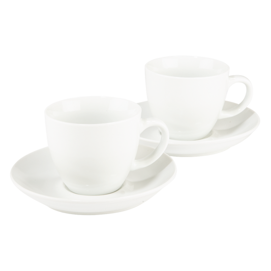XAVAX 111212 "Vacant" Coffee Cup Set, 4 Pcs., white