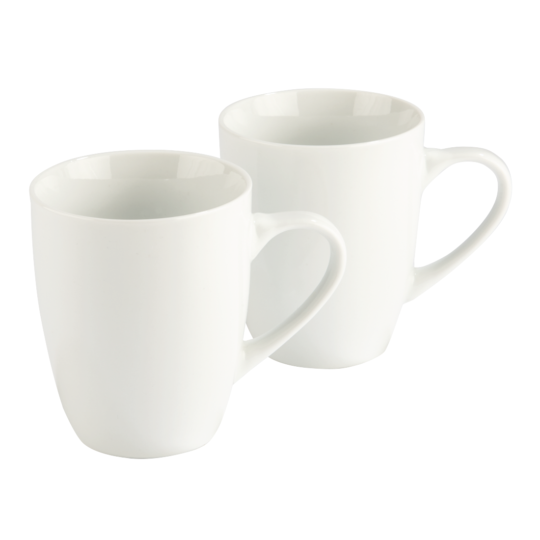 XAVAX 111214 "Vacant" Mug Set, 2 Pcs., white