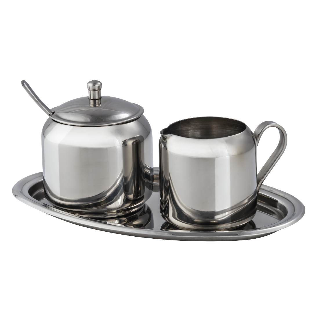 XAVAX 111217 Milk and Sugar Set, made of stainless steel, 3 parts